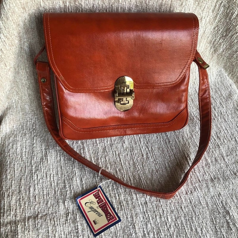 NWT Empress vintage handbag briefcase organizer handbag office faux leather bag